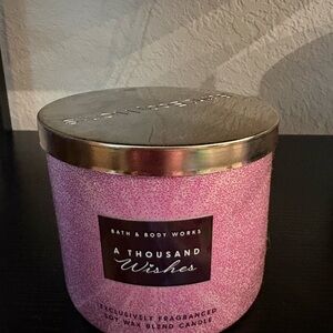 Bath & Body Works A Thousand Wishes Candle. Never Burned.